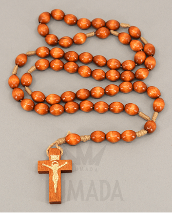 Picture of WOODEN ROSARY BROWN RLC012